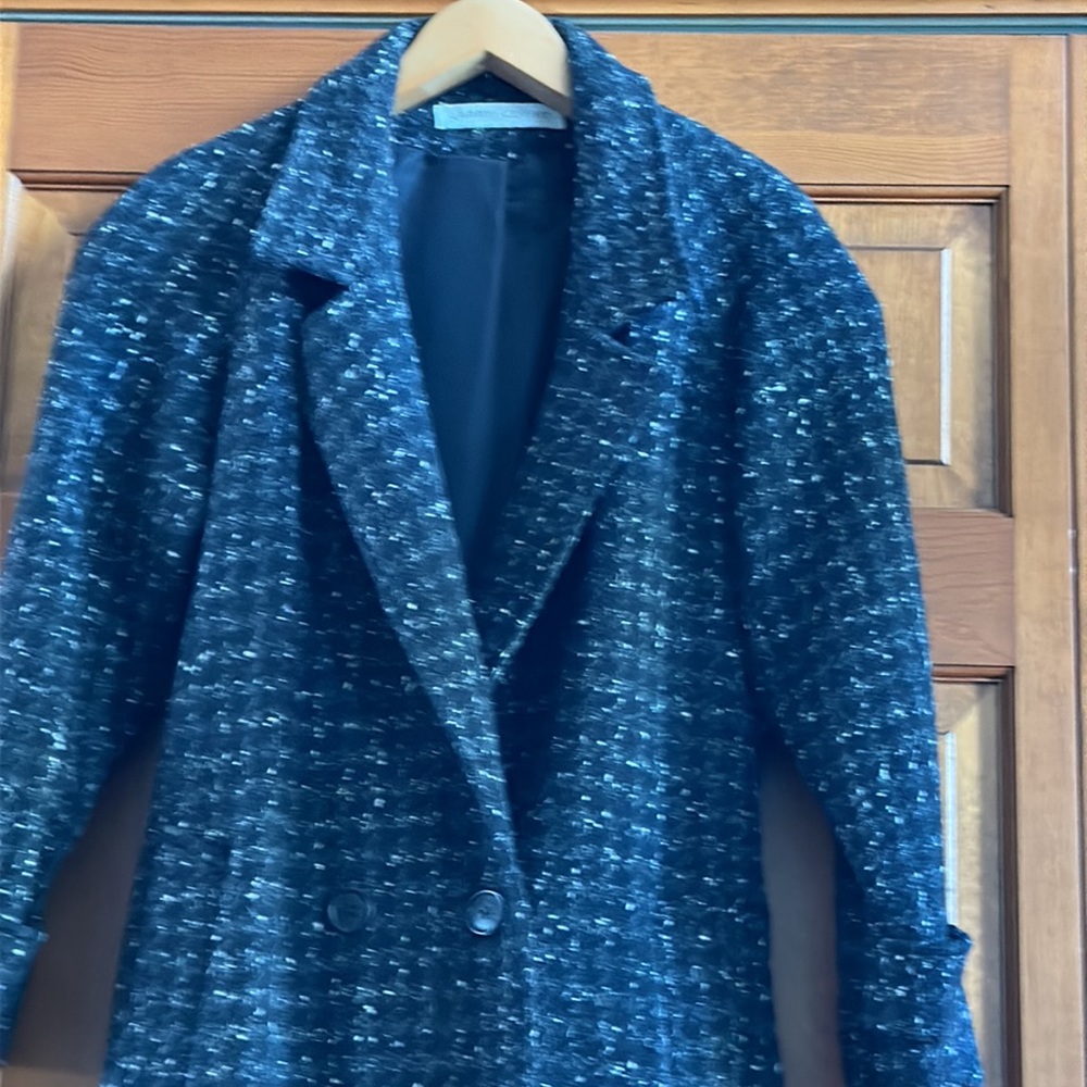 Larry Levine Wool Blend Coat - Picture 7 of 8